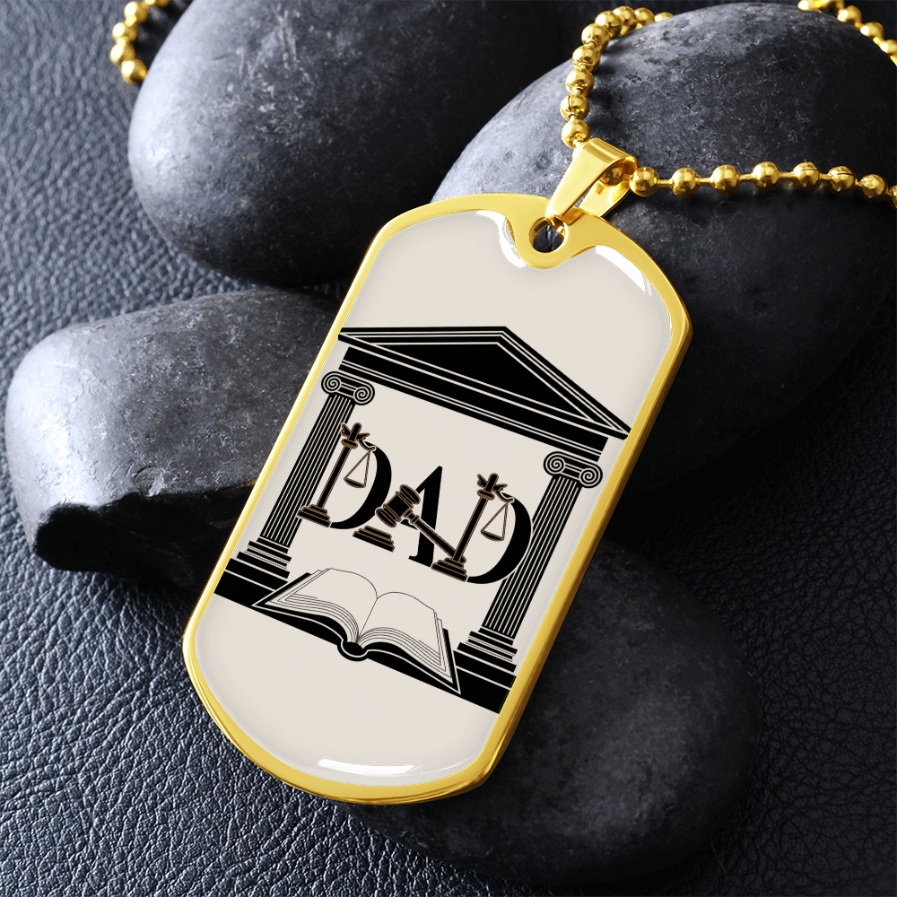 Father gift retirement personalized custom necklace fine jewelry
