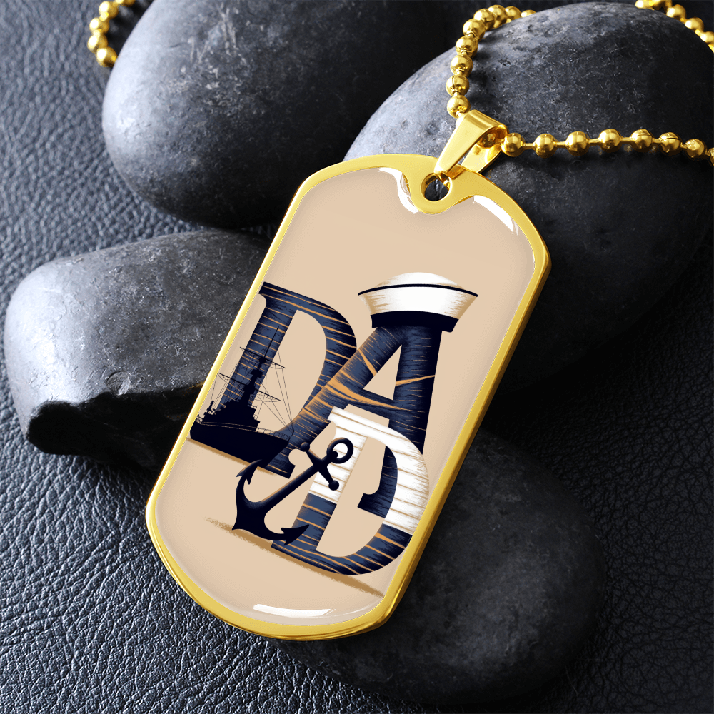 Father gift retirement personalized custom necklace fine jewelry