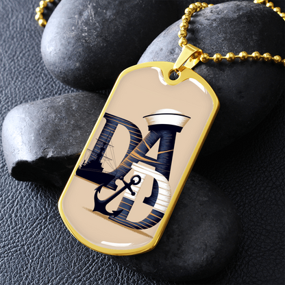 Father gift retirement personalized custom necklace fine jewelry