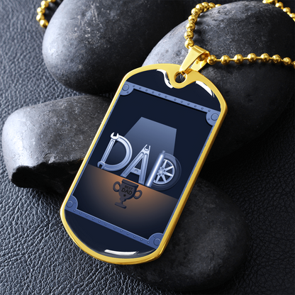 Father gift retirement custom personalized necklace fine jewelry