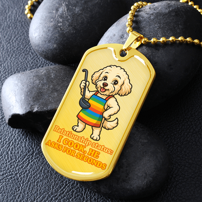 Pride Necklace Custom Name| Dog Tag Chain | Custom Dog Tag