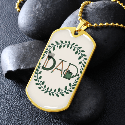 Father gif retirement personalized custom necklace fine jewelry