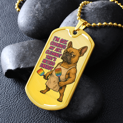 Pride Necklace Custom Name| Dog Tag Chain | Custom Dog Tag