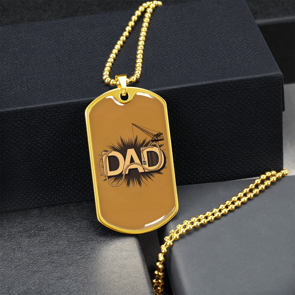 Dad gift retirement personalized coustum necklace