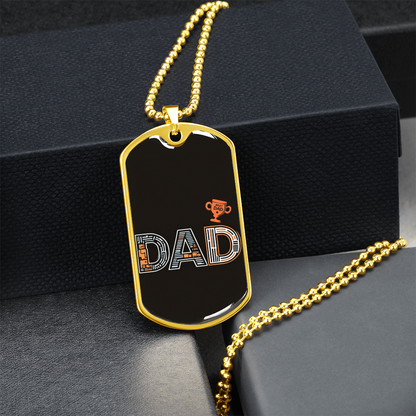 Father gift retirement personalized custom necklace fine jewelry