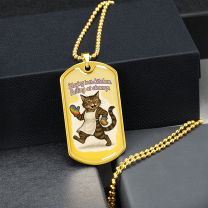 Pride Necklace Custom Name| Dog Tag Chain | Custom Dog Tag