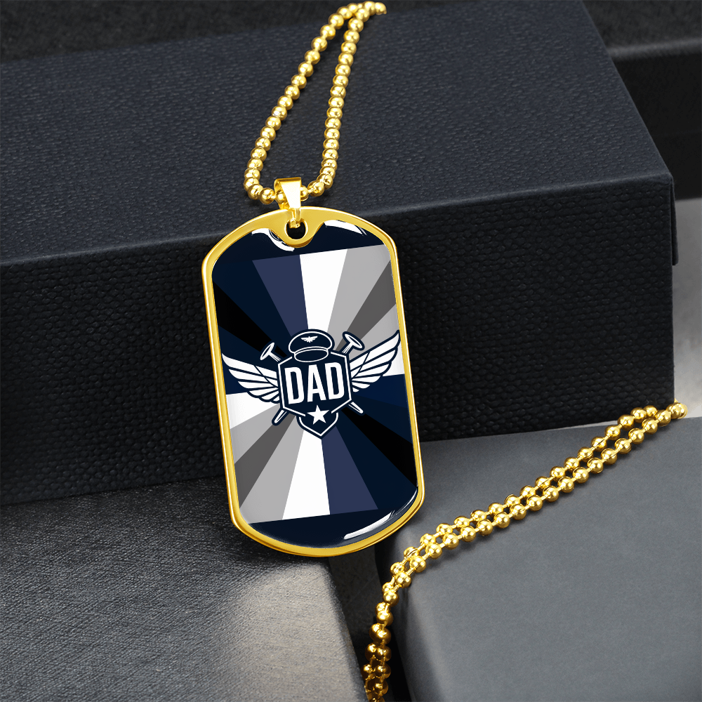 Father gift retirement personalized custom necklace fine jewelry