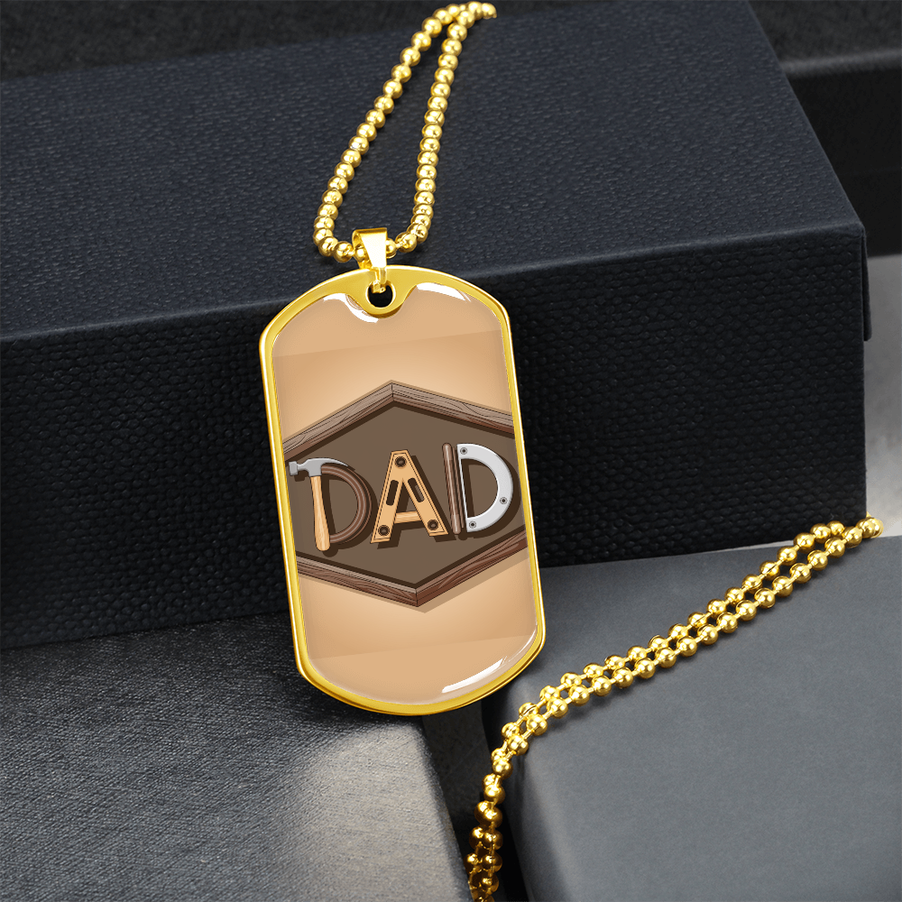 Father gift retirement personalized custom necklace fine jewelry