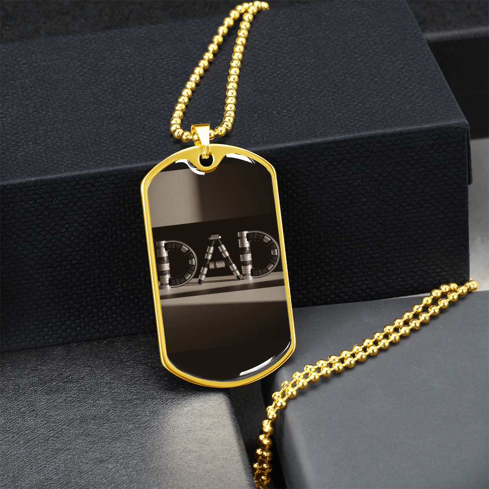 Father gift retirement personalized custom necklace fine jewelry