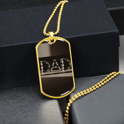 Father gift retirement personalized custom necklace fine jewelry
