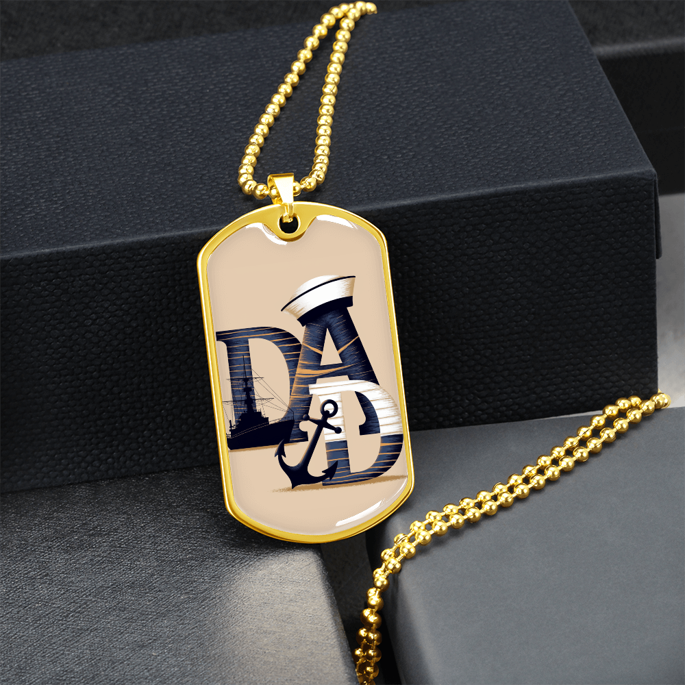 Father gift retirement personalized custom necklace fine jewelry