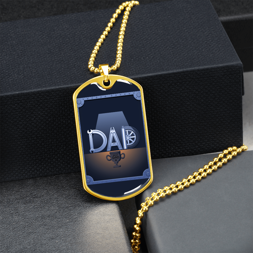 Father gift retirement custom personalized necklace fine jewelry