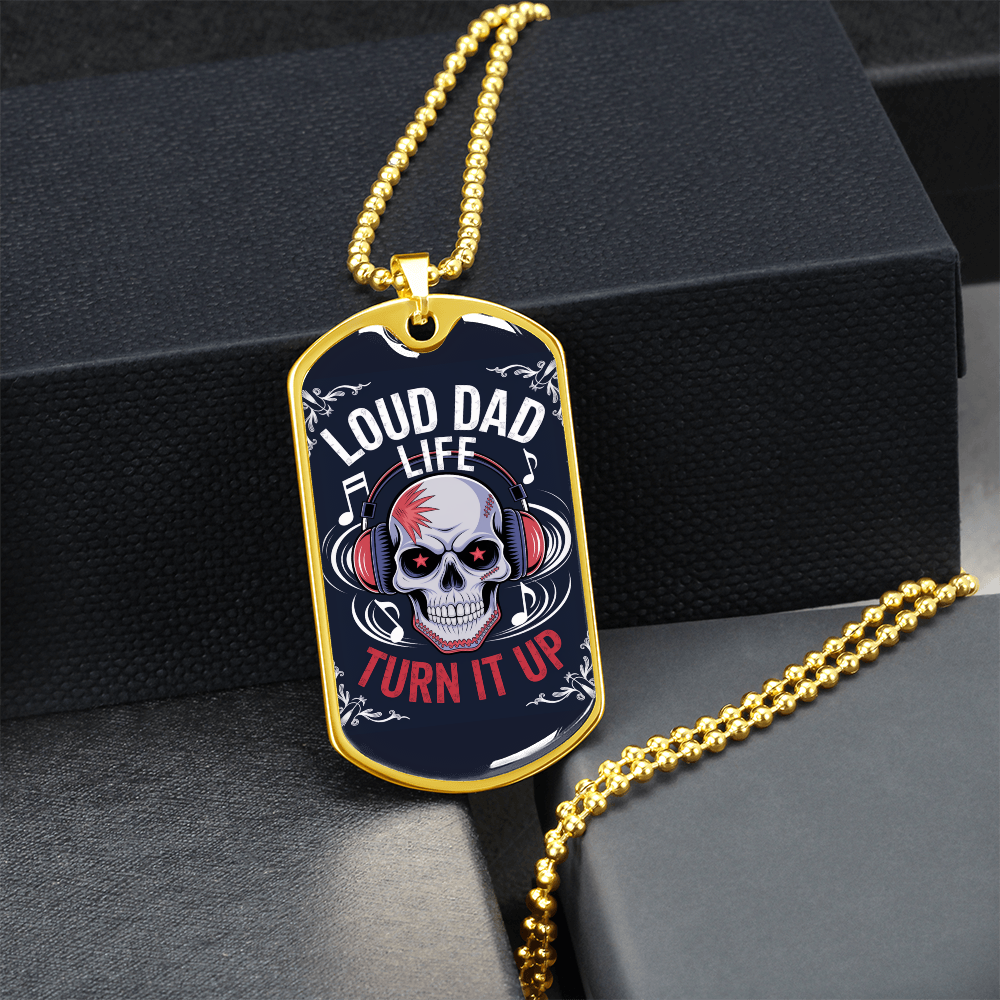 Father gift retirement custom tag necklace fine jewelry