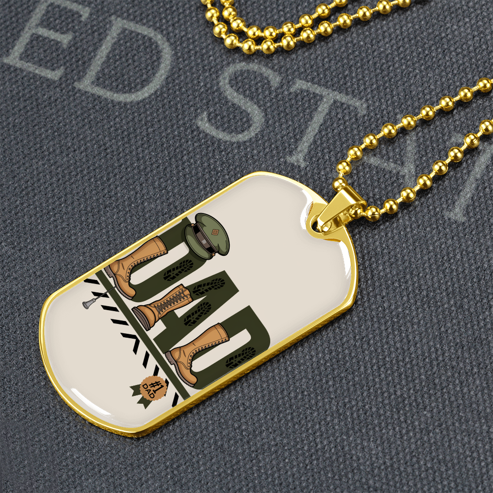 Father gift retirement personalized custom necklace fine jewelry