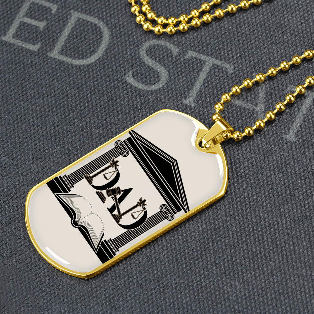 Father gift retirement personalized custom necklace fine jewelry