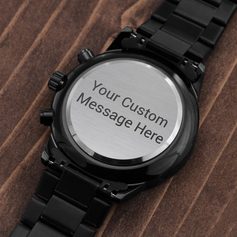 Gifts for Dad: Personalized Father's Day Watch with Custom Engraving