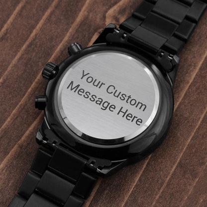 Gifts for Dad: Personalized Father's Day Watch with Custom Engraving