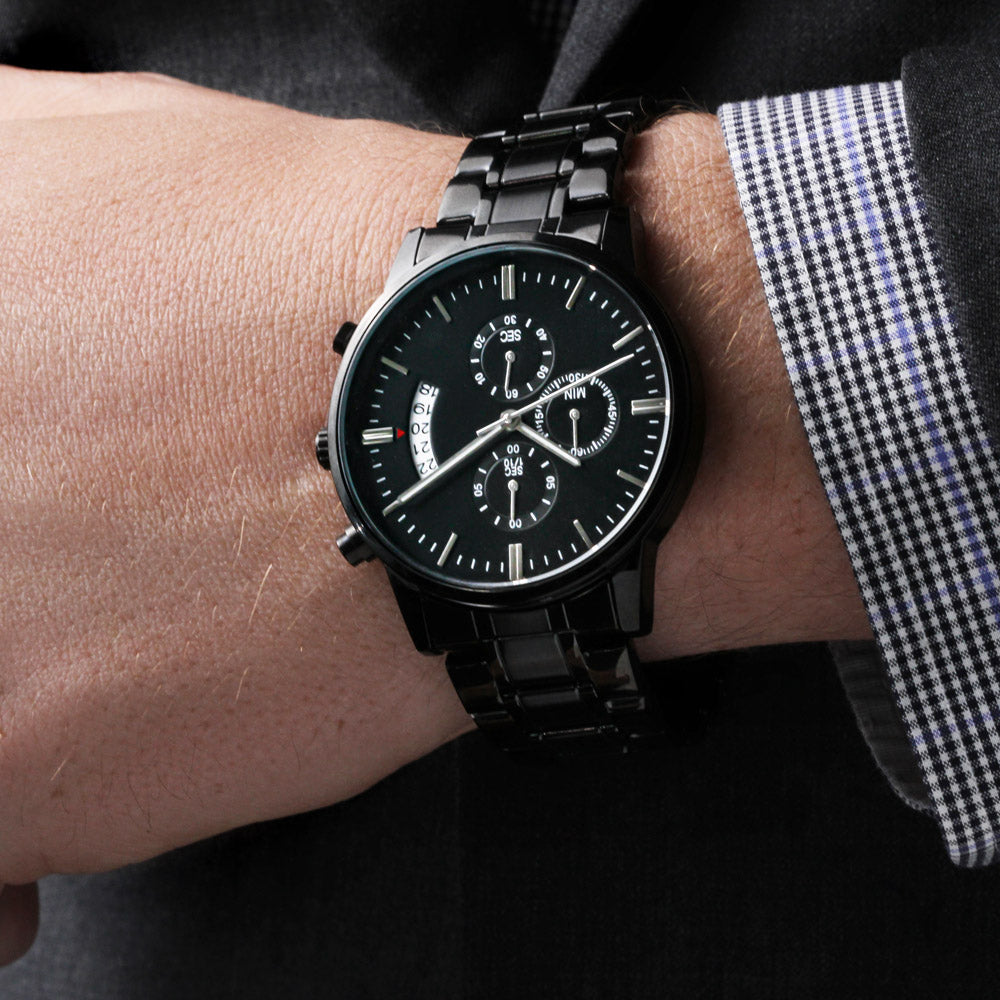 Gifts for Dad: Personalized Father's Day Watch with Custom Engraving