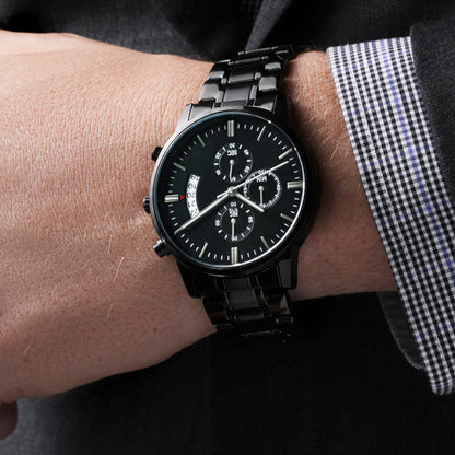 Gifts for Dad: Personalized Father's Day Watch with Custom Engraving