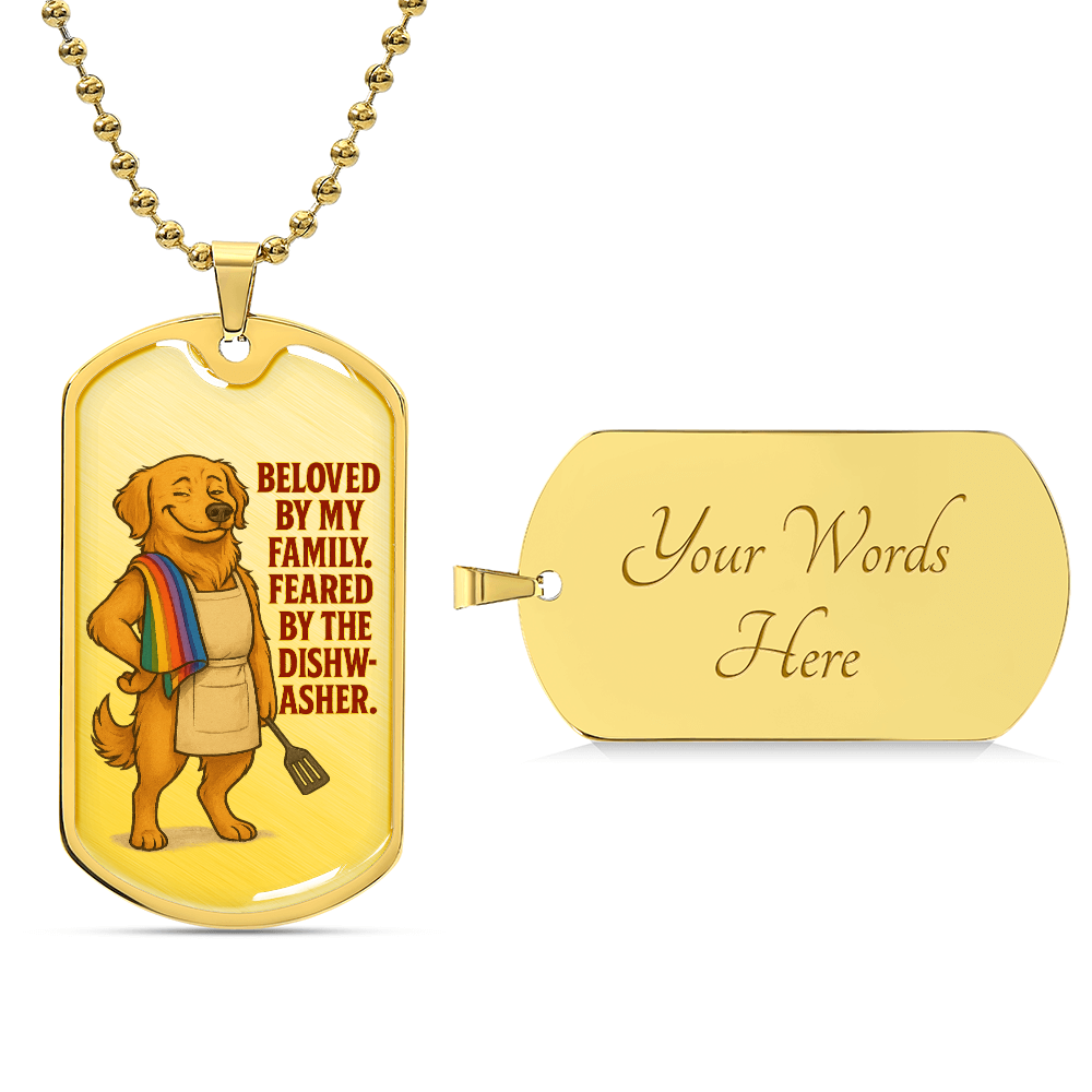 Pride custom tag LGBTQ fine jewelry personalized