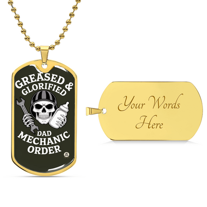 Father gift retirement custom personalized necklace fine jewelry