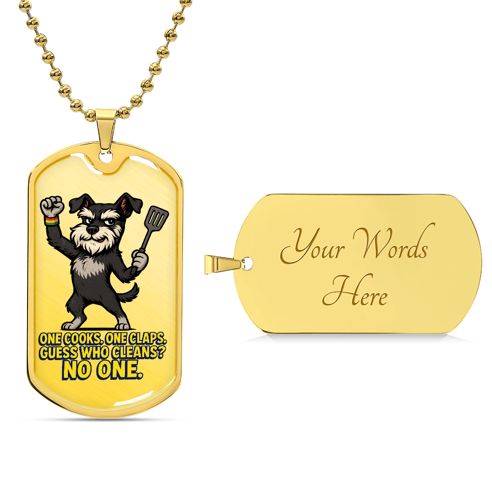 Pride Necklace Custom Name| Dog Tag Chain | Custom Dog Tag