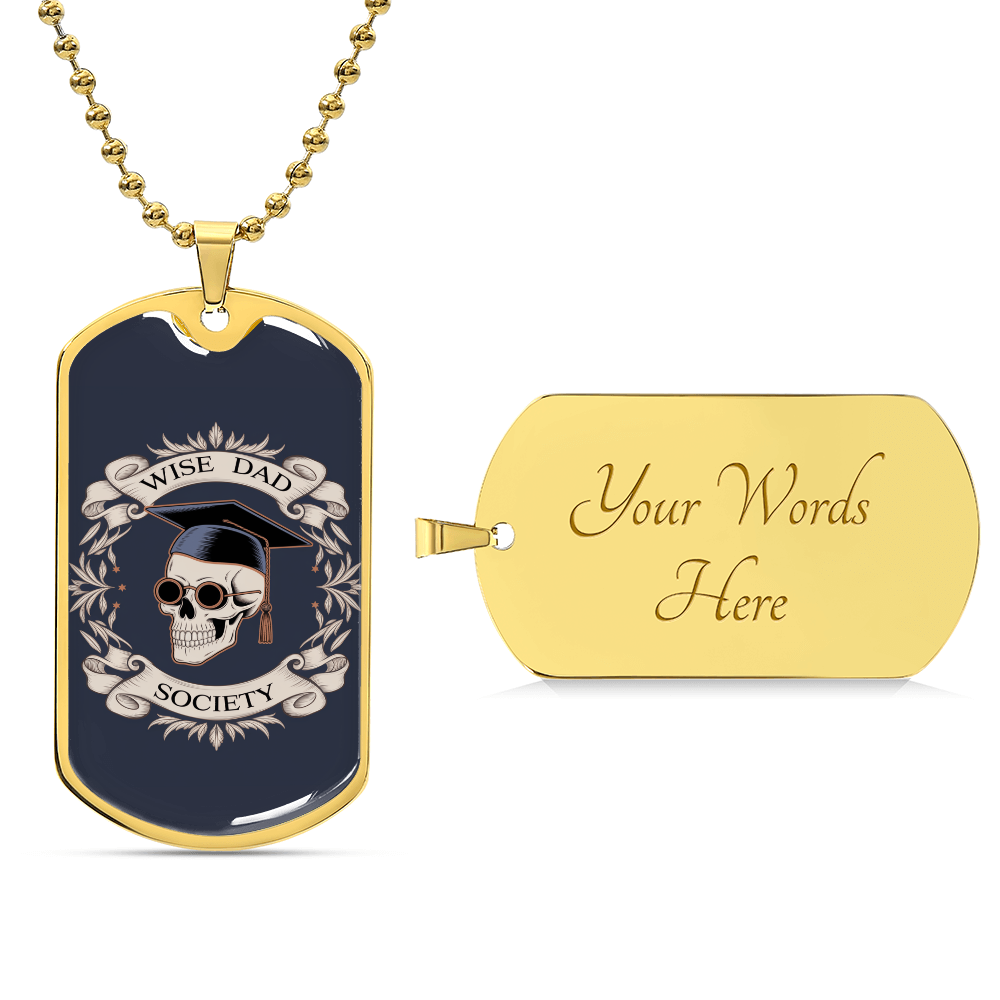 Father gift retirement personalized custom necklace fine jewelry