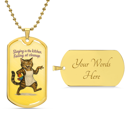Pride Necklace Custom Name| Dog Tag Chain | Custom Dog Tag