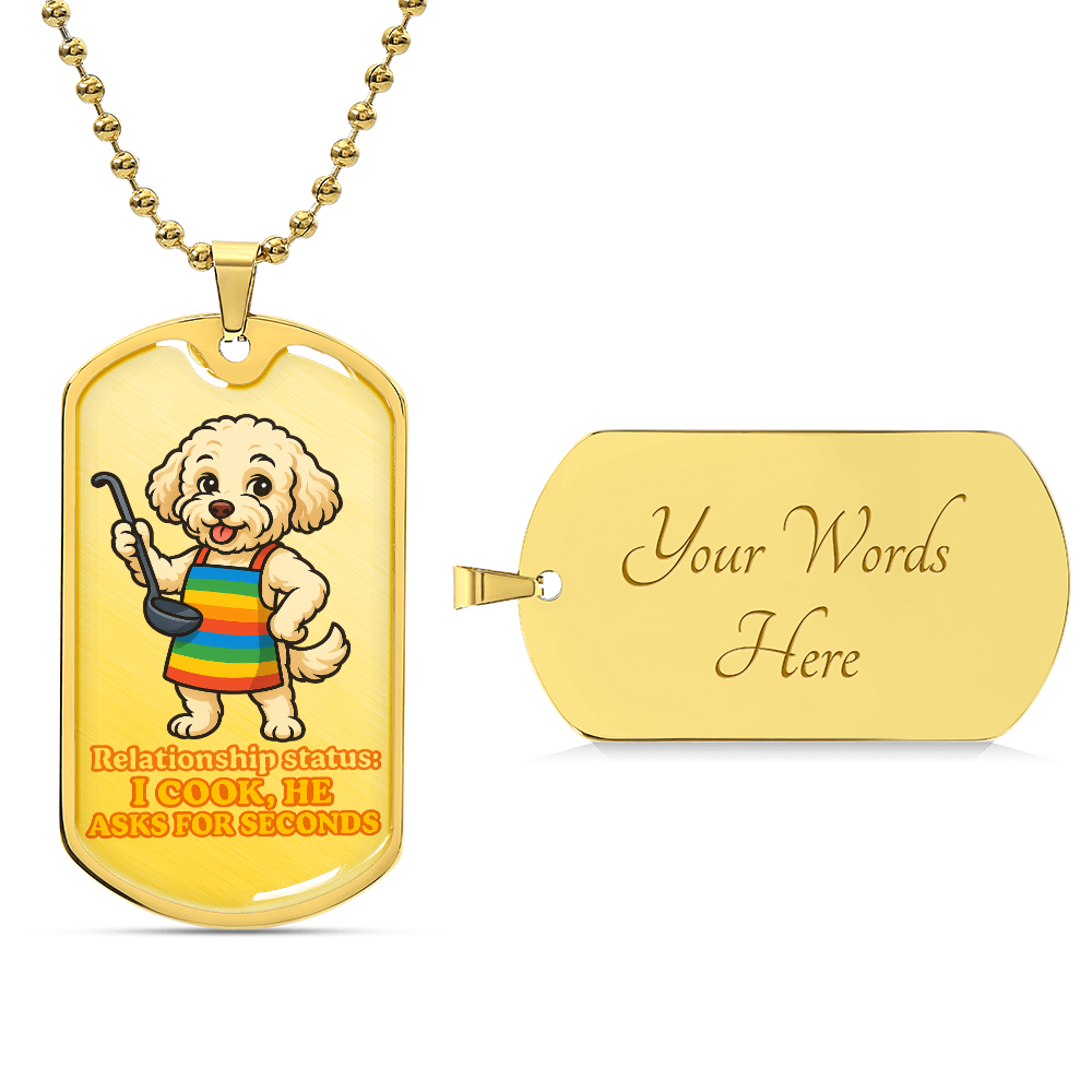 Pride Necklace Custom Name| Dog Tag Chain | Custom Dog Tag