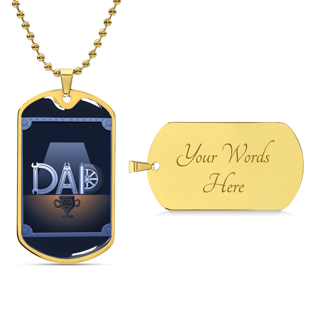 Father gift retirement custom personalized necklace fine jewelry