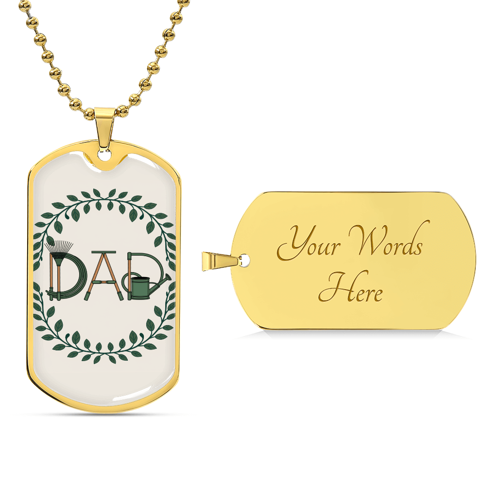Father gif retirement personalized custom necklace fine jewelry
