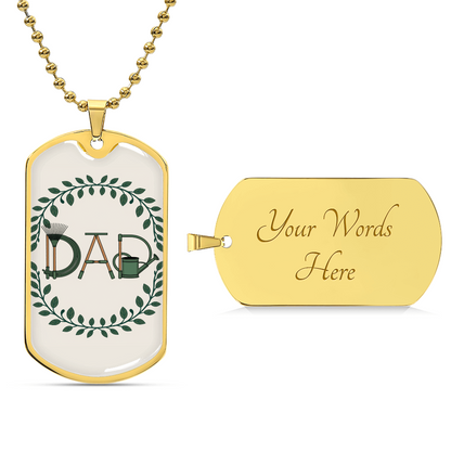Father gif retirement personalized custom necklace fine jewelry