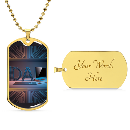Father's Day Gift Custom Name Necklace | Personalized Necklace
