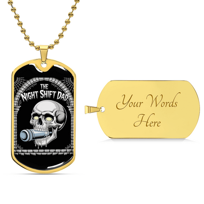 Father gift retirement personalized custom necklace fine jewelry