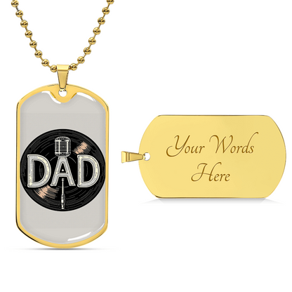 Father gift retirement custom personalized necklace fine jewelry