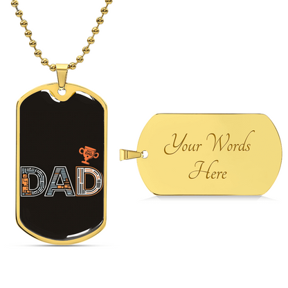 Father gift retirement personalized custom necklace fine jewelry