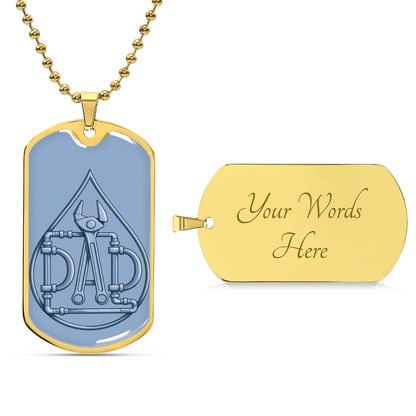 Father gift retirement personalized custom necklace fine jewelry