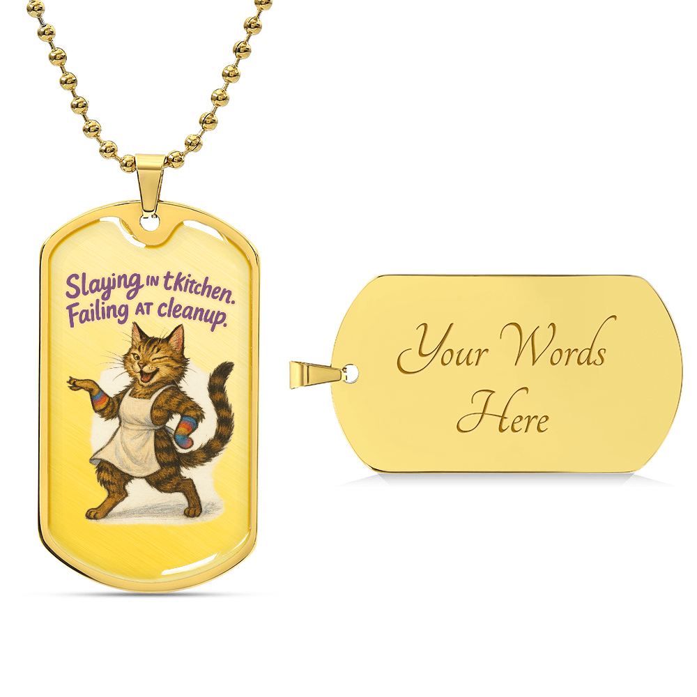 Pride Necklace Custom Name| Dog Tag Chain | Custom Dog Tag