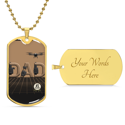 Father gift retirement custom personalized necklace fine jewelry