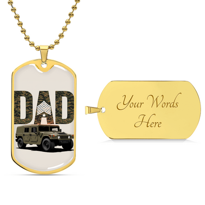 Father gift retirement custom personalized necklace fine jewelry