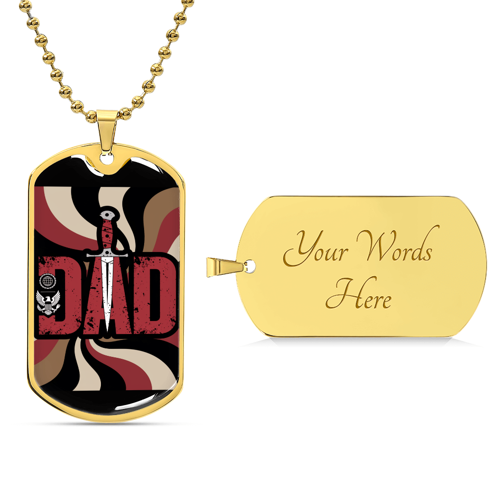Father gift retirement personalized custom necklace fine jewelry