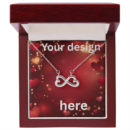 Valentine's Day Necklace with Custom Message Card - Sentimental Gift | Girlfriend Wife Anniversary Birthday