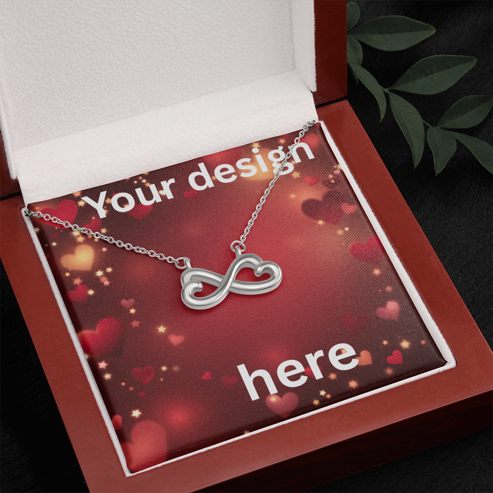 Valentine's Day Necklace with Custom Message Card - Sentimental Gift | Girlfriend Wife Anniversary Birthday