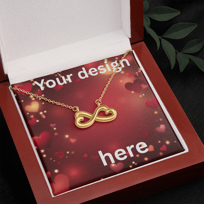 Valentine's Day Necklace with Custom Message Card - Sentimental Gift | Girlfriend Wife Anniversary Birthday