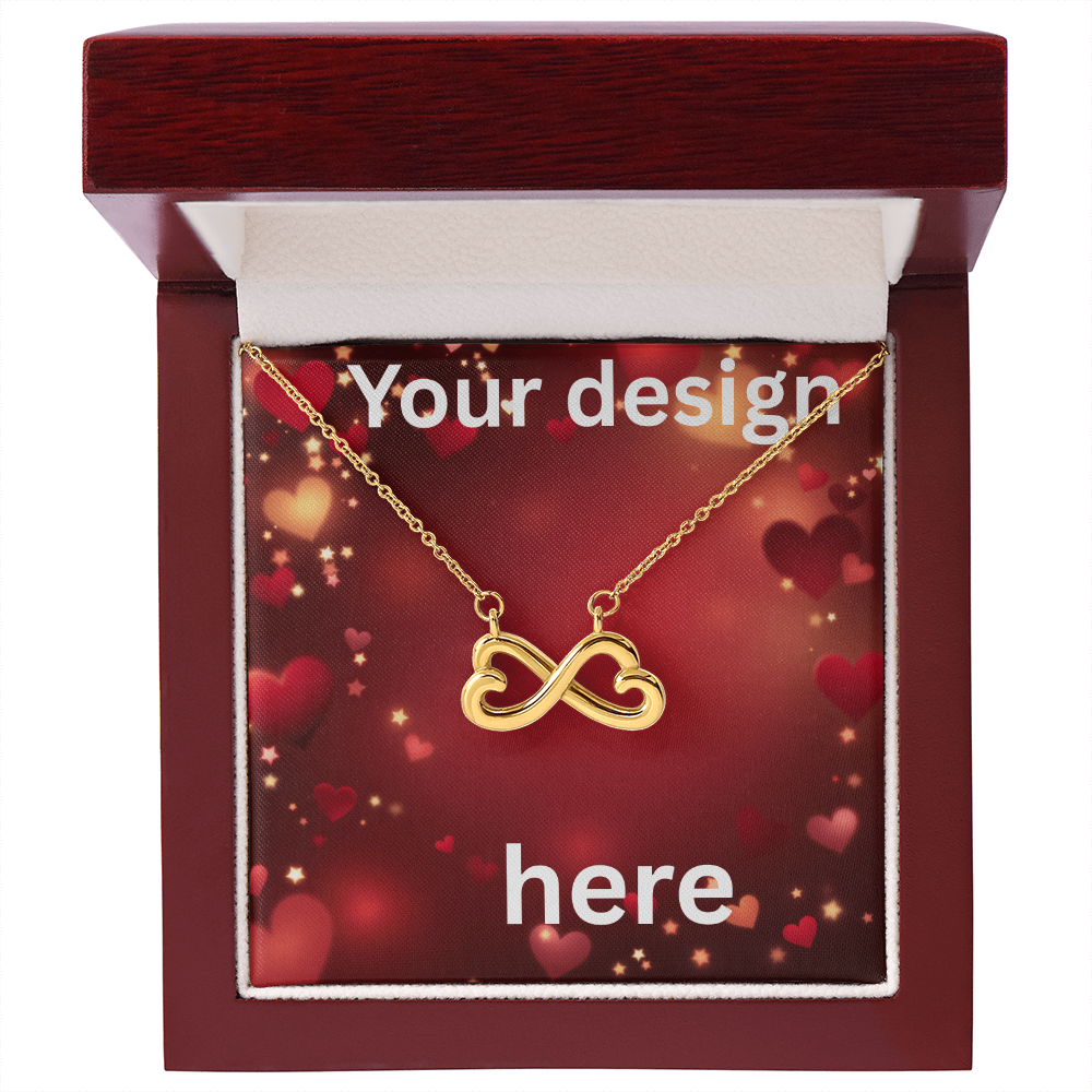 Valentine's Day Necklace with Custom Message Card - Sentimental Gift | Girlfriend Wife Anniversary Birthday