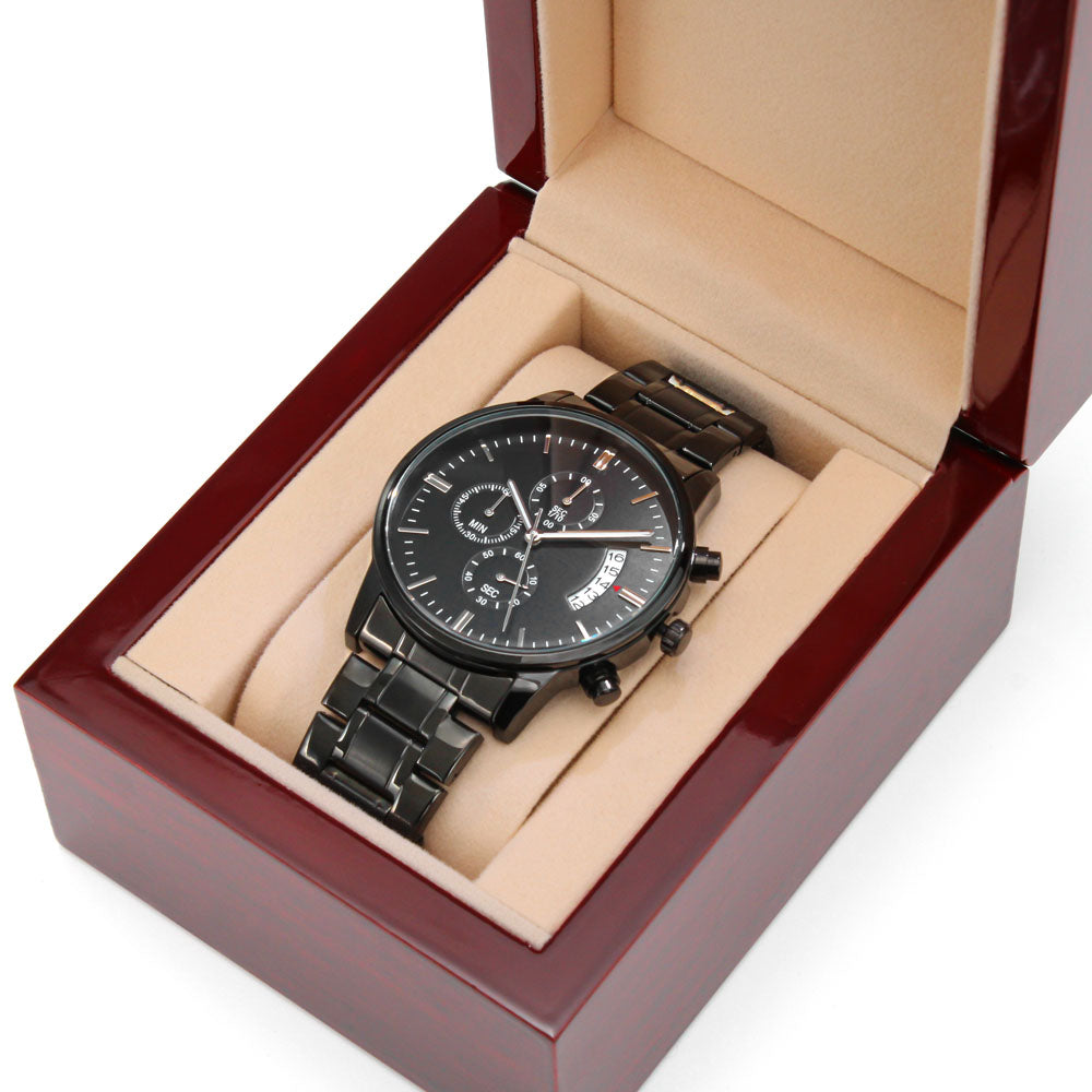 Gifts for Dad: Personalized Father's Day Watch with Custom Engraving