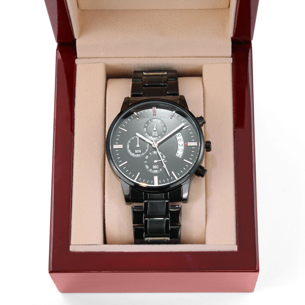 Gifts for Dad: Personalized Father's Day Watch with Custom Engraving