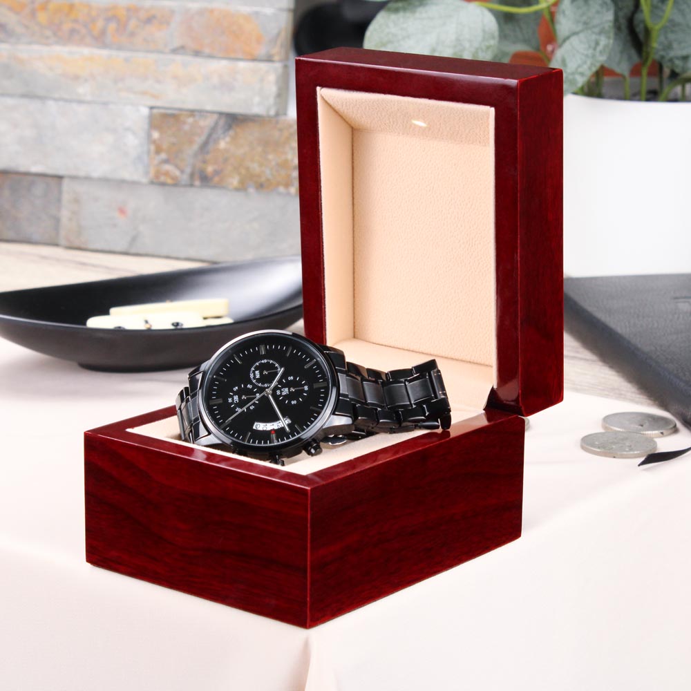 Gifts for Dad: Personalized Father's Day Watch with Custom Engraving