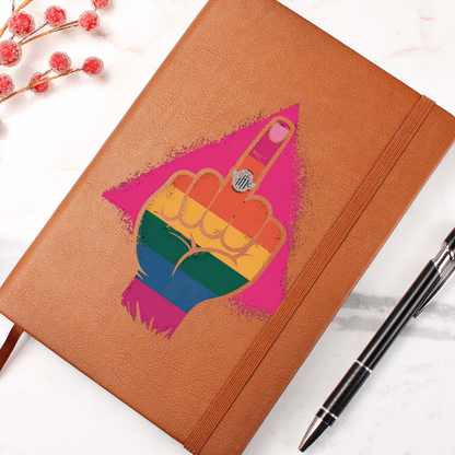 Pride LGBTQ Gift| Leather Journal