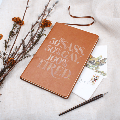 Pride LGBTQ Gift| Leather Journal